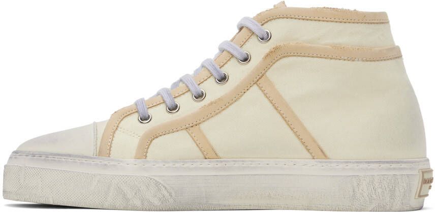 Dolce & Gabbana Beige Vintage Re-Edition Sneakers