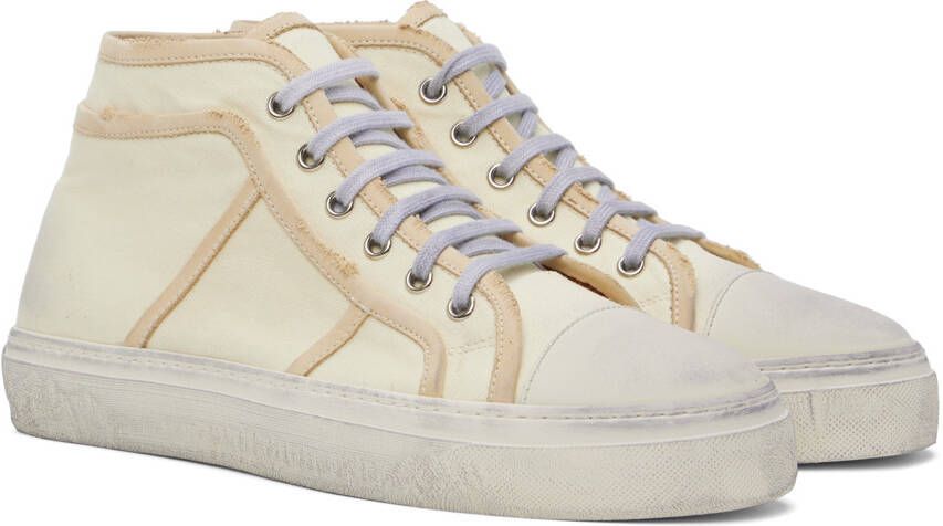 Dolce & Gabbana Beige Vintage Re-Edition Sneakers
