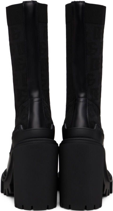 Dolce & Gabbana Black All-Over DG Boots