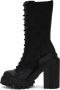 Dolce & Gabbana Black All-Over DG Boots - Thumbnail 3
