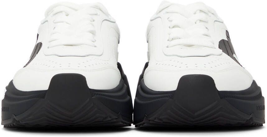 Dolce & Gabbana Black & White Logo Daymaster Sneakers