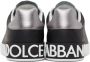 Dolce & Gabbana Black & White Portofino Sneakers - Thumbnail 4