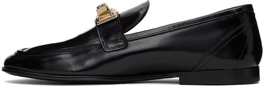 Dolce & Gabbana Black Hardware Loafers