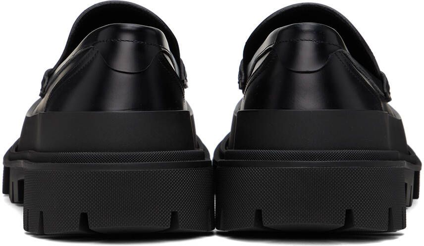 Dolce & Gabbana Black Hi-Trekking Loafers