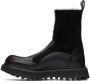 Dolce & Gabbana Black Hors Sock Ankle Boots - Thumbnail 3