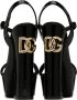 Dolce & Gabbana Black Keira Heeled Sandals - Thumbnail 2