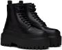 Dolce & Gabbana Black Logo Plaque Boots - Thumbnail 4