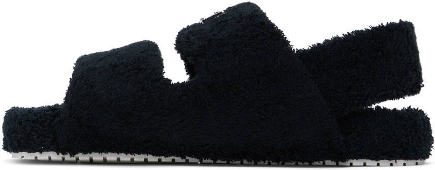Dolce & Gabbana Black Logo Sandals