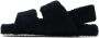 Dolce & Gabbana Black Logo Sandals - Thumbnail 3