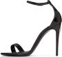 Dolce & Gabbana Black Polished Heeled Sandals - Thumbnail 3
