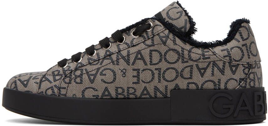 Dolce & Gabbana Brown Portofino Sneakers