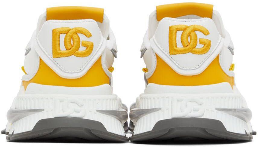 Dolce & Gabbana Gray & Yellow Airmaster Sneakers