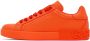 Dolce & Gabbana Orange Portofino Sneakers - Thumbnail 3