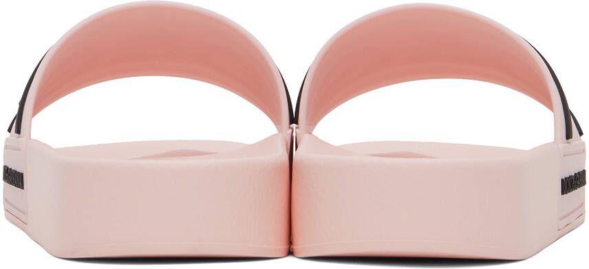 Dolce & Gabbana Pink Beachwear Slides