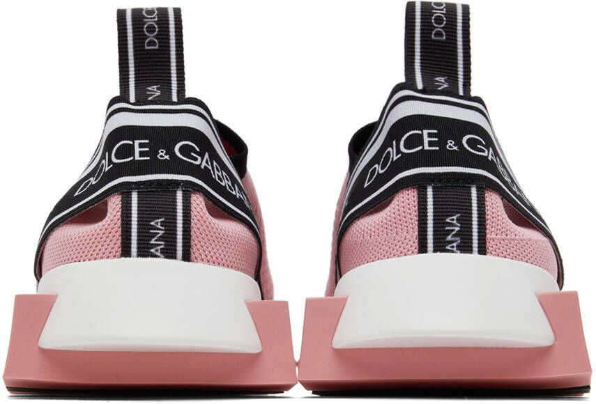 Dolce & Gabbana Pink Sorrento Sneakers