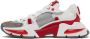 Dolce & Gabbana Red & White Airmaster Low-Top Sneakers - Thumbnail 3