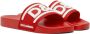 Dolce & Gabbana Red Gomma Slides - Thumbnail 4