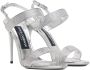 Dolce & Gabbana Silver Kim Heeled Sandals - Thumbnail 4