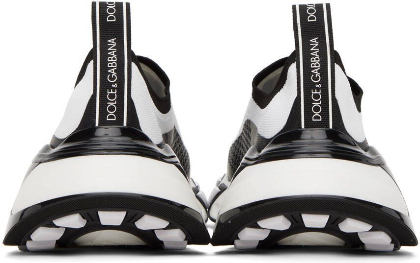 Dolce & Gabbana White & Black Sorrento Sneakers