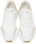 Dolce & Gabbana White & Gold Daymaster Low Sneakers - Thumbnail 5