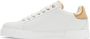 Dolce & Gabbana White & Gold Portofino Sneakers - Thumbnail 3