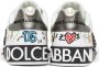 Dolce & Gabbana White Embroidery & Studs Portofino Sneakers - Thumbnail 2