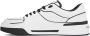 Dolce & Gabbana White & Black New Roma Sneakers - Thumbnail 3