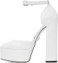 Dolce & Gabbana White Polished Platform Heels - Thumbnail 3