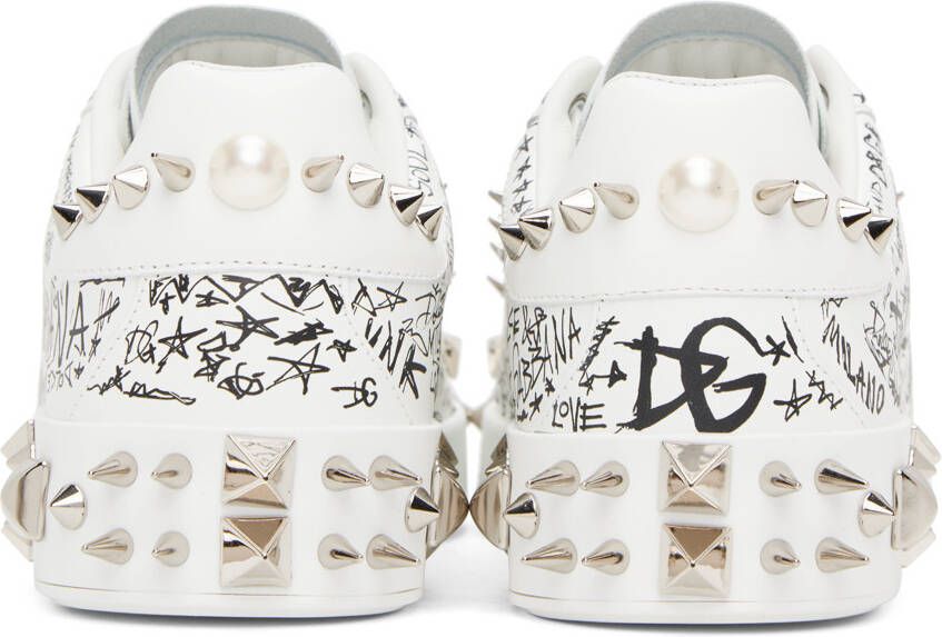 Dolce & Gabbana White Portofino Sneakers