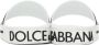 Dolce & Gabbana White Rubber Slides - Thumbnail 2