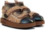 Doublet Brown Suicoke Edition Animal Foot Layered Sandals - Thumbnail 4