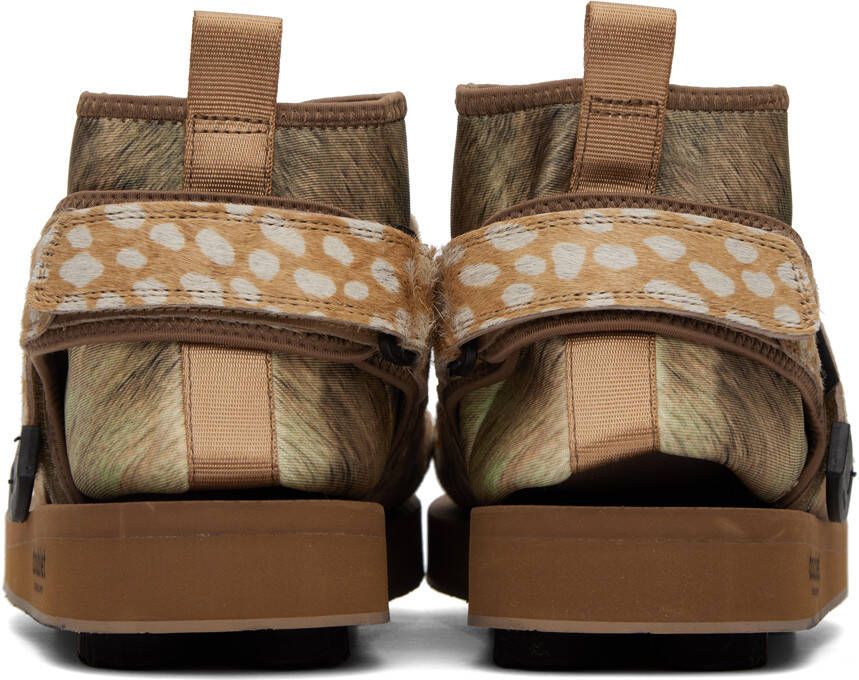 Doublet Tan Suicoke Edition Animal Foot Layered Sandals
