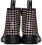 Dr. Martens Baby Black 1460 Heart Printed Boots - Thumbnail 2