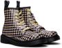 Dr. Martens Baby Black 1460 Heart Printed Boots - Thumbnail 4