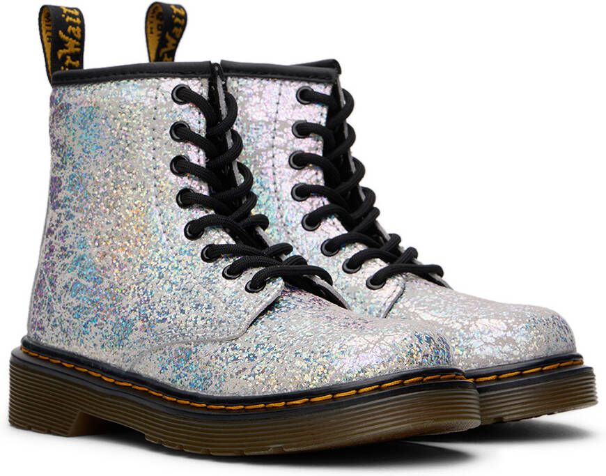 Dr. Martens Baby Silver 1460 Crinkle Boots