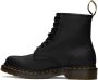 Dr. Martens Black 1460 Greasy Lace-Up Boots - Thumbnail 3