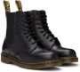 Dr. Martens Black 1460 Harper Smooth Leather Boots - Thumbnail 4