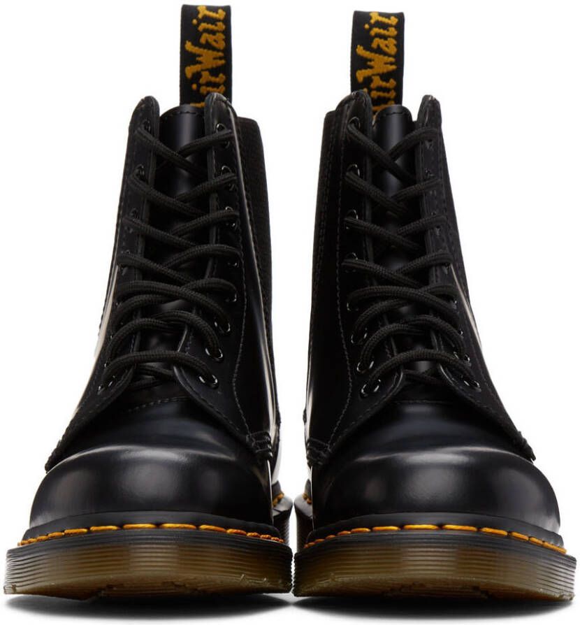 Dr. Martens Black 1460 Harper Smooth Leather Boots