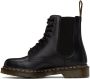 Dr. Martens Black 1460 Harper Smooth Leather Boots - Thumbnail 3