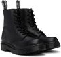 Dr. Martens Black Nubuck 1460 Pascal Boots - Thumbnail 4