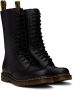 Dr. Martens Black Smooth 1914 Boots - Thumbnail 4