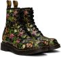 Dr. Martens Black Floral Bloom 1460 Boots - Thumbnail 4