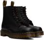 Dr. Martens Black 'Made In England' 1460 Bex Boots - Thumbnail 4
