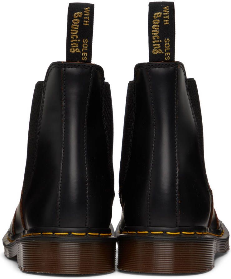 Dr. Martens Black 'Made In England' 2976 Vintage Chelsea Boots