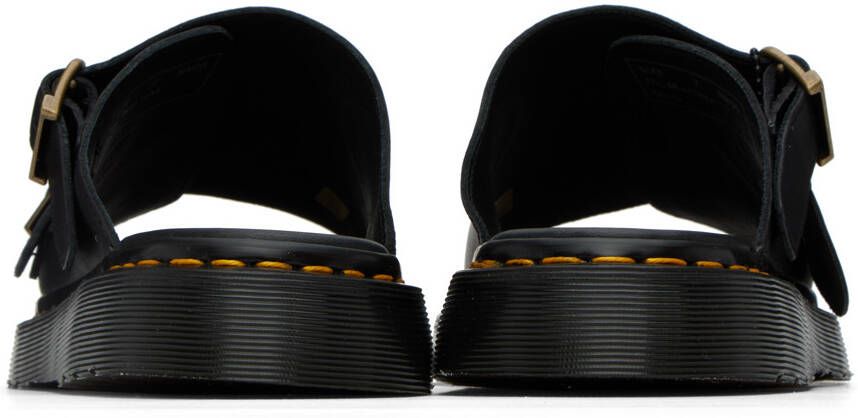 Dr. Martens Black 'Made In England' Dayne Sandals