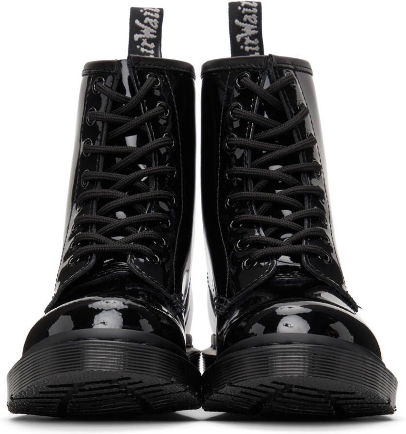 Dr. Martens Black Patent 1460 Mono Boots
