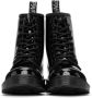 Dr. Martens Black Patent 1460 Mono Boots - Thumbnail 2