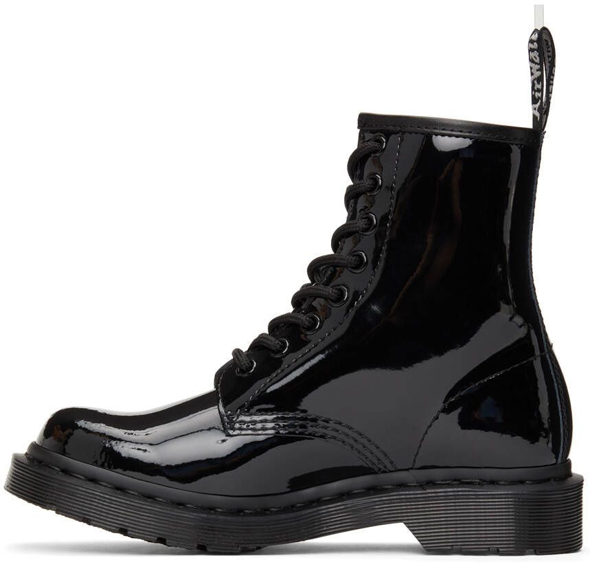 Dr. Martens Black Patent 1460 Mono Boots