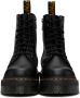 Dr. Martens Black Leather Jadon Pisa Platform Boots - Thumbnail 2