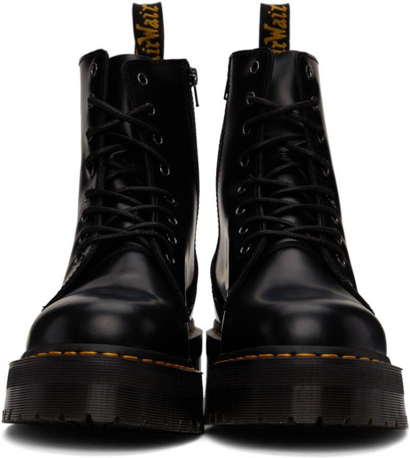Dr. Martens Black Polished Jadon Boots